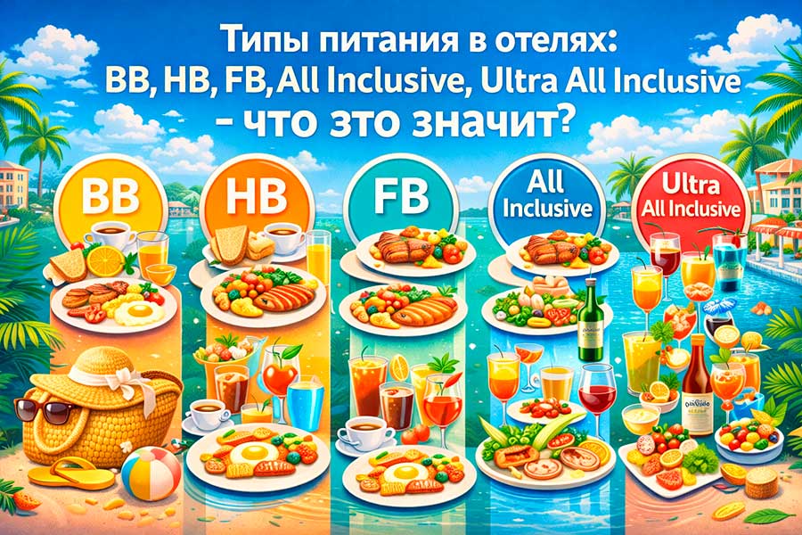 Типы питания в отелях